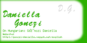 daniella gonczi business card